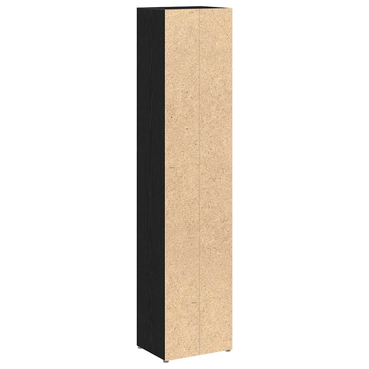Cd-Skåp 2 St, 21X16X93,5 Cm Konstruerat Trä
