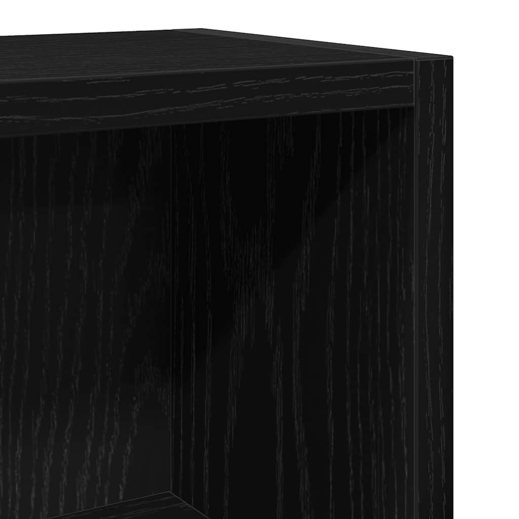 Cd-Skåp 2 St, 21X16X93,5 Cm Konstruerat Trä