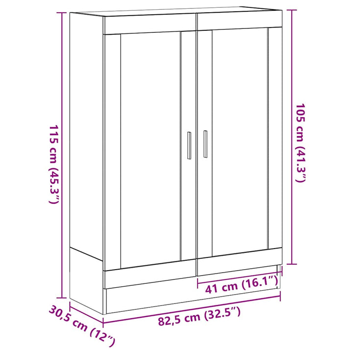 Bokhylla 82,5X30,5X Konstruerat Trä