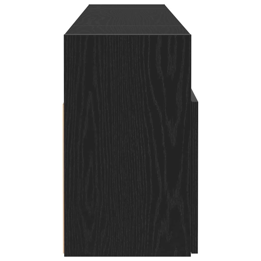 Tv-Bänk Med Led-Lampor 120X30X50 Cm Konstruerat Trä