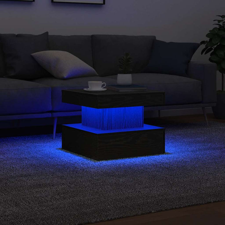 Soffbord Med Led 50X50X40 Cm