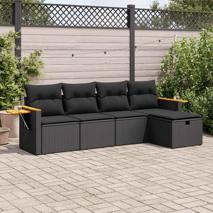 Loungegrupp Med Dynor 6 Delar Konstrotting