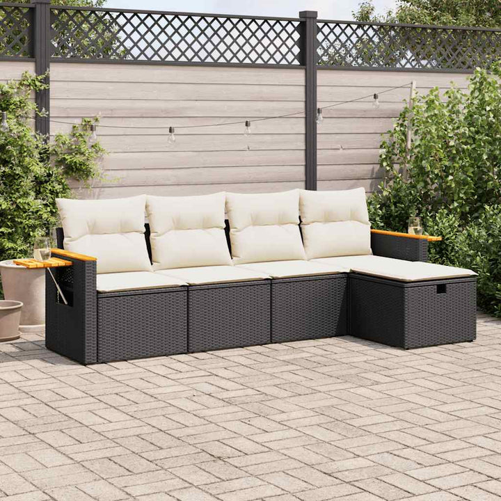 Loungegrupp Med Dynor 6 Delar Konstrotting