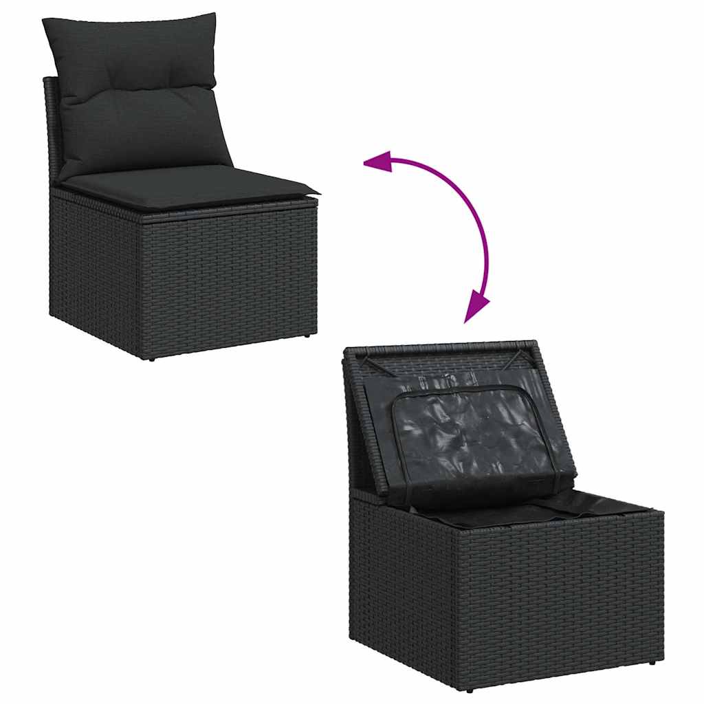 Loungegrupp Med Dynor 6 Delar Konstrotting