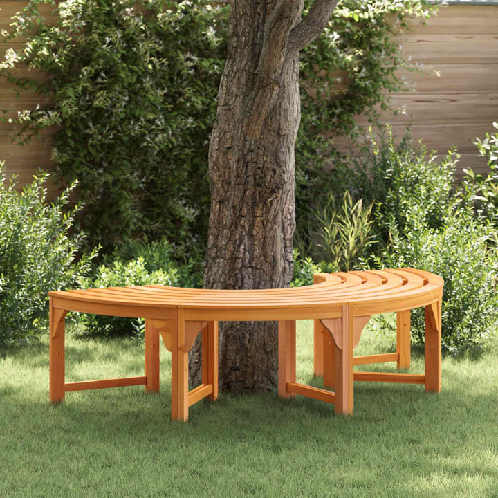 Trädbänk Naturfärg 160 X 80 X 45Cm Massiv Eukalyptus Trä