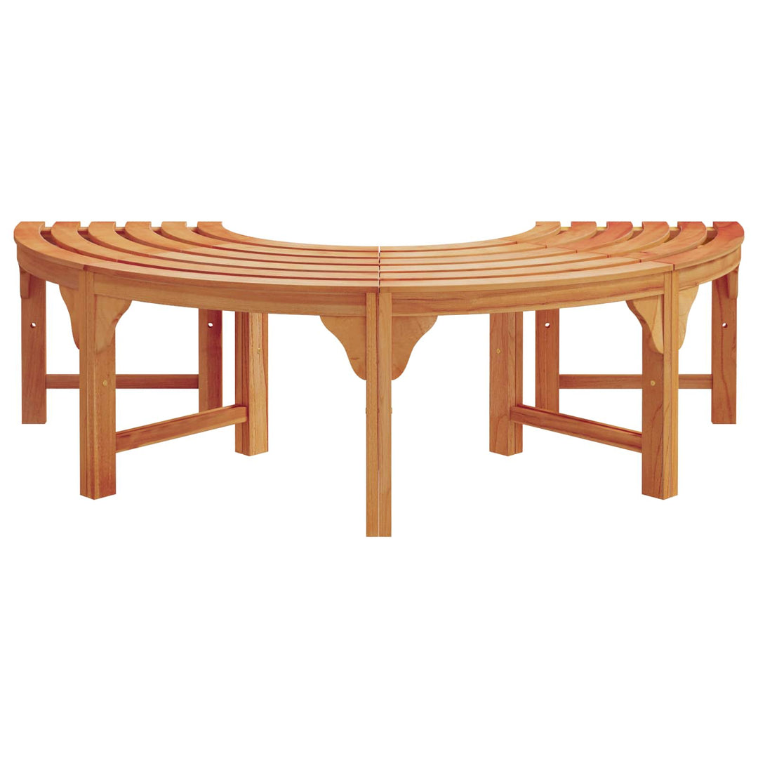 Trädbänk Naturfärg 160 X 80 X 45Cm Massiv Eukalyptus Trä