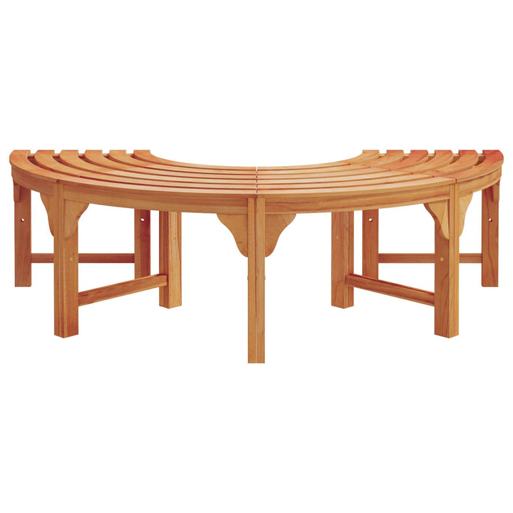 Trädbänk Naturfärg 160 X 80 X 45Cm Massiv Eukalyptus Trä