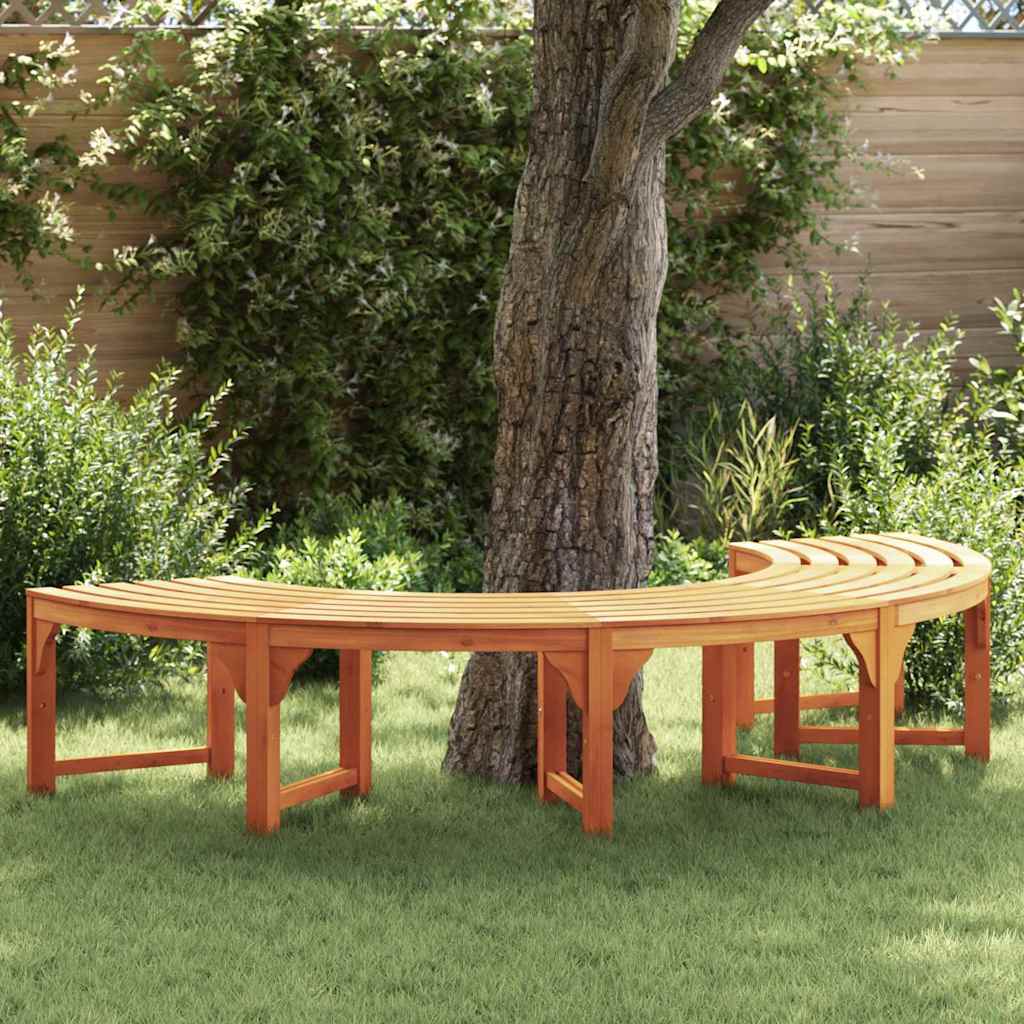 Trädbänk Naturfärg 160 X 80 X 45Cm Massiv Eukalyptus Trä