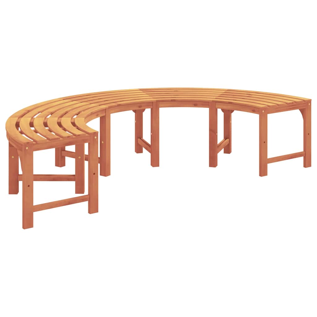 Trädbänk Naturfärg 160 X 80 X 45Cm Massiv Eukalyptus Trä