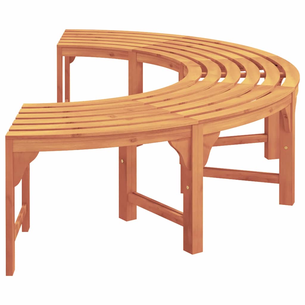 Trädbänk Naturfärg 160 X 80 X 45Cm Massiv Eukalyptus Trä