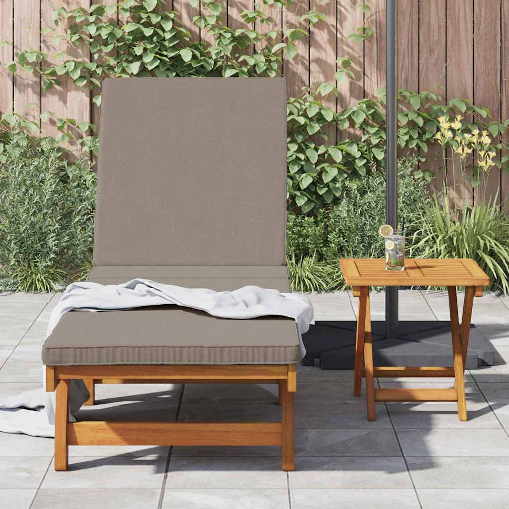 Solstol Reclining Brun 199 X 63 X 85 Cm Massivt Akaciaträ