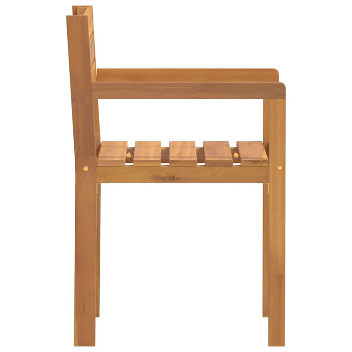 Trädgårdsstolar 4 St 50X53X80 Cm Massivt Trä Akacia