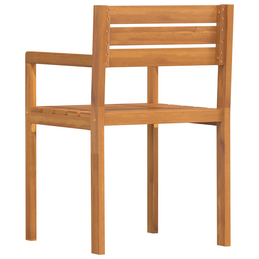 Trädgårdsstolar 4 St 50X53X80 Cm Massivt Trä Akacia