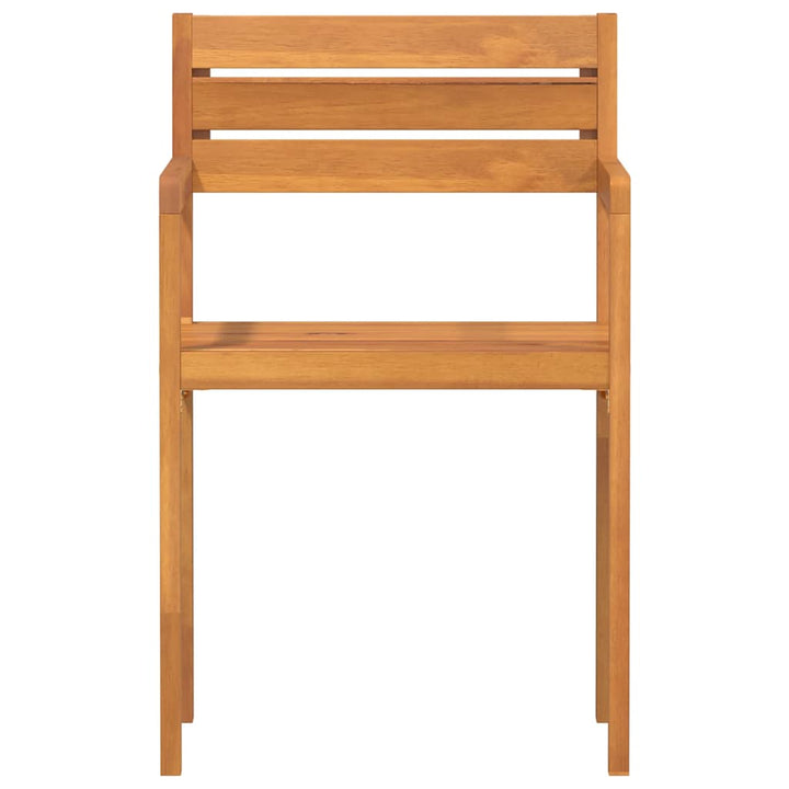 Trädgårdsstolar 4 St 50X53X80 Cm Massivt Trä Akacia