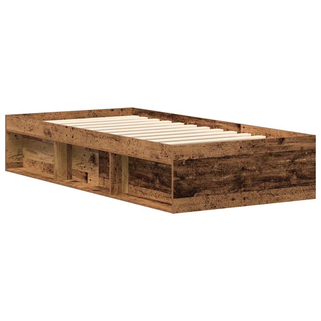 Sängram Utan Madrass 90X200Cm Konstruerat Trä