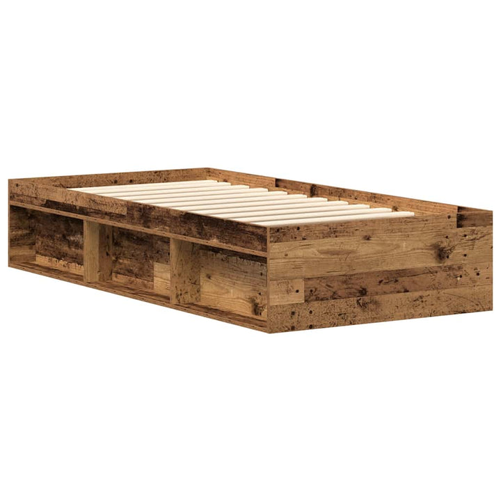 Sängram Utan Madrass 90X200Cm Konstruerat Trä