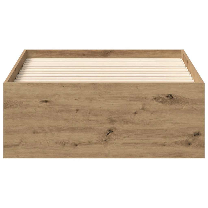 Sängram Utan Madrass Hantverksmässig Ek 90X200Cm