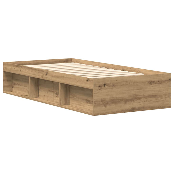 Sängram Utan Madrass Hantverksmässig Ek 100X200Cm