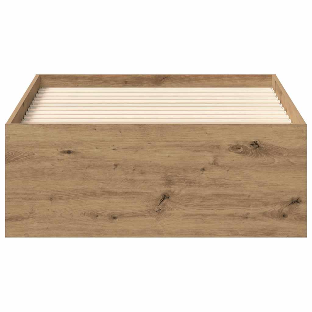 Sängram Utan Madrass 90X190Cm Konstruerat Trä