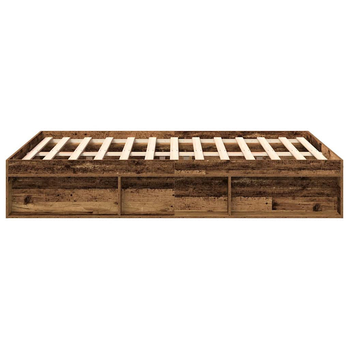 Sängram Utan Madrass 120X200Cm Konstruerat Trä