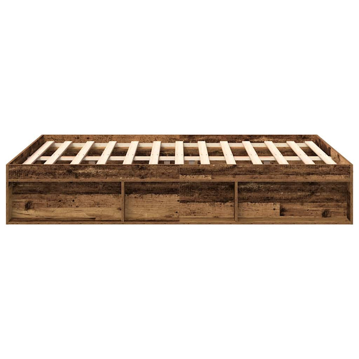 Sängram Utan Madrass 120X190Cm Konstruerat Trä
