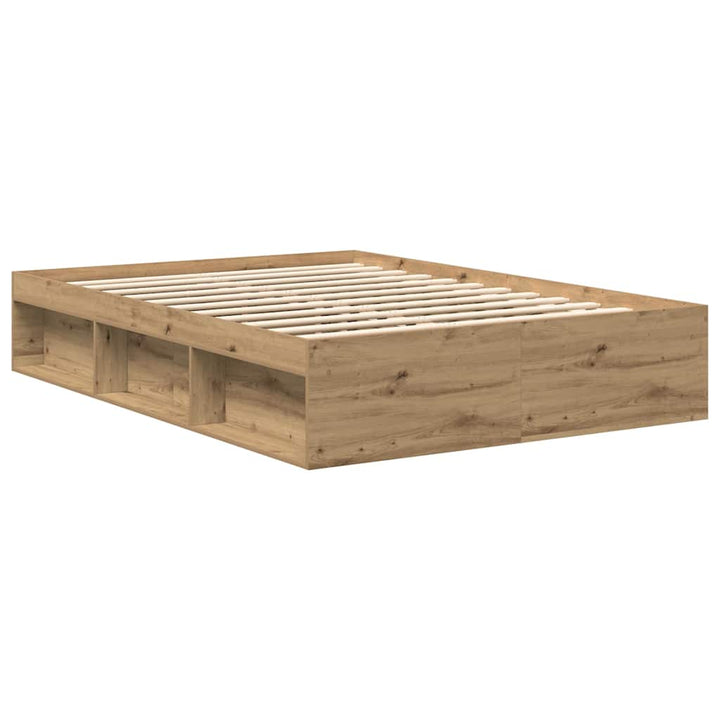 Sängram Utan Madrass Hantverksmässig Ek 120X190Cm