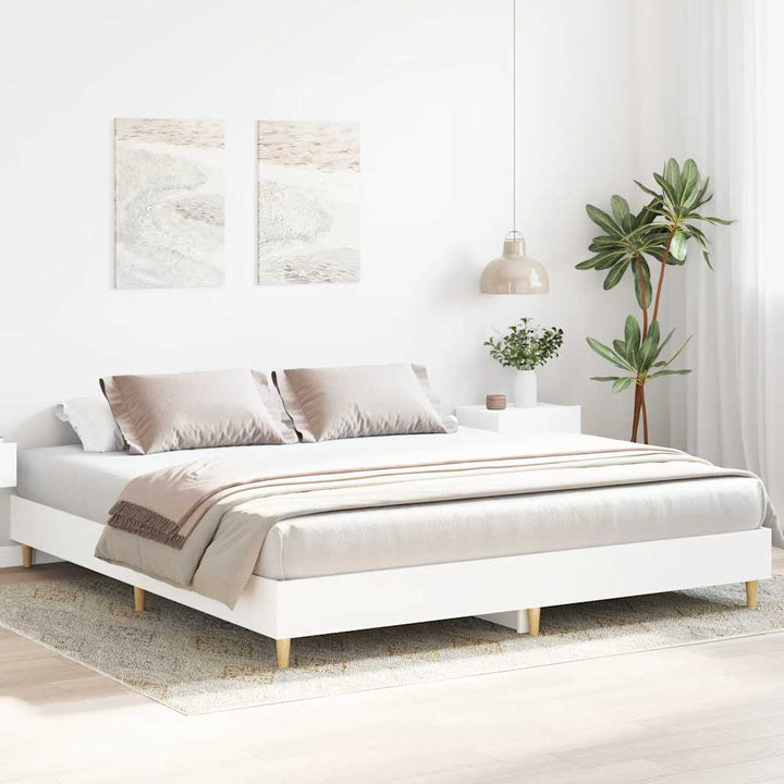 Sängram Utan Madrass 180X200Cm Konstruerat Trä