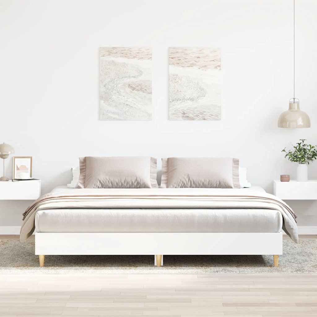 Sängram Utan Madrass 180X200Cm Konstruerat Trä