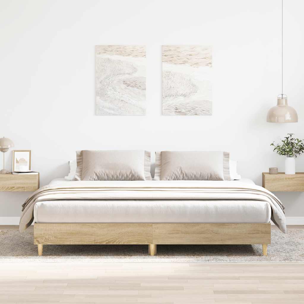 Sängram Utan Madrass 180X200Cm Konstruerat Trä
