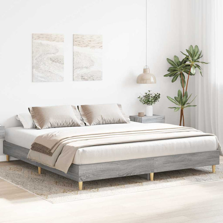 Sängram Utan Madrass 180X200Cm Konstruerat Trä