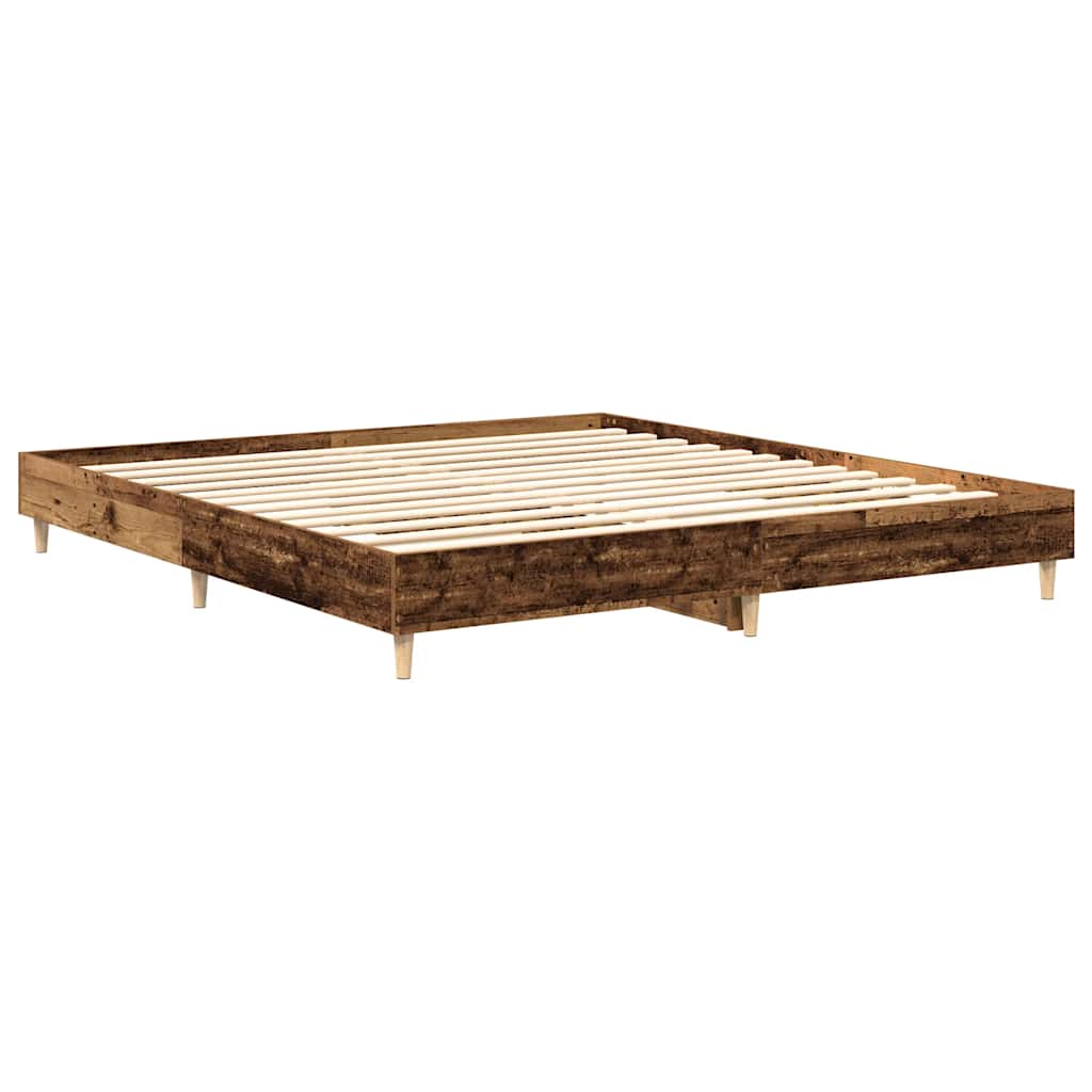 Sängram Utan Madrass 180X200Cm Konstruerat Trä