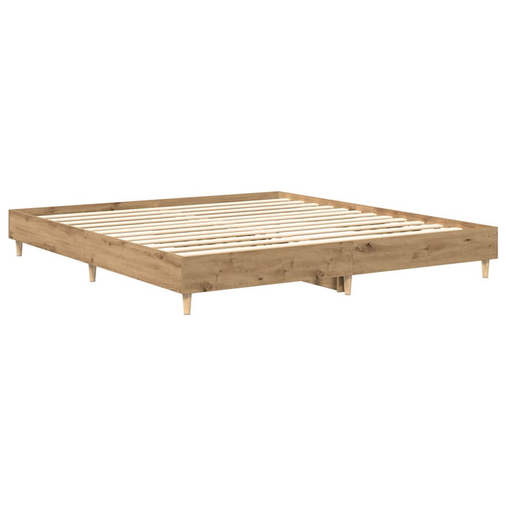Sängram Utan Madrass Hantverksmässig Ek 180X200Cm