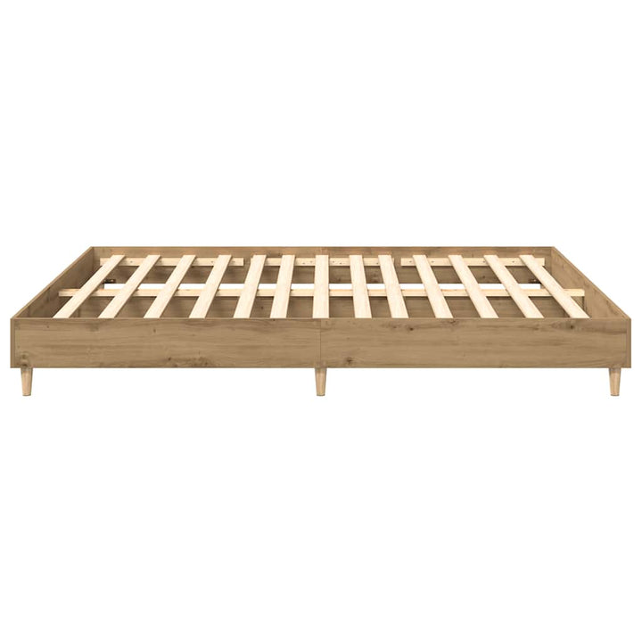 Sängram Utan Madrass Hantverksmässig Ek 180X200Cm
