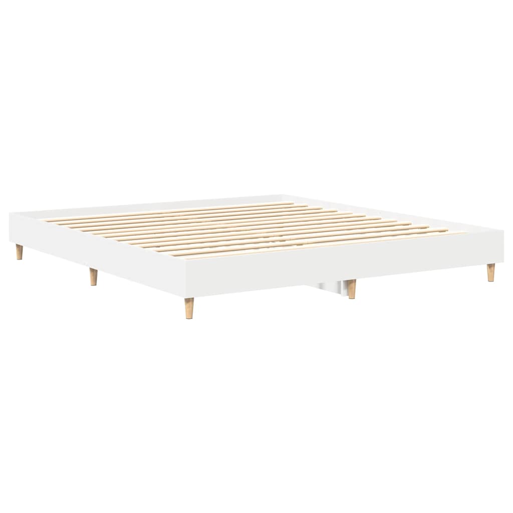 Sängram Utan Madrass 160X200Cm Konstruerat Trä