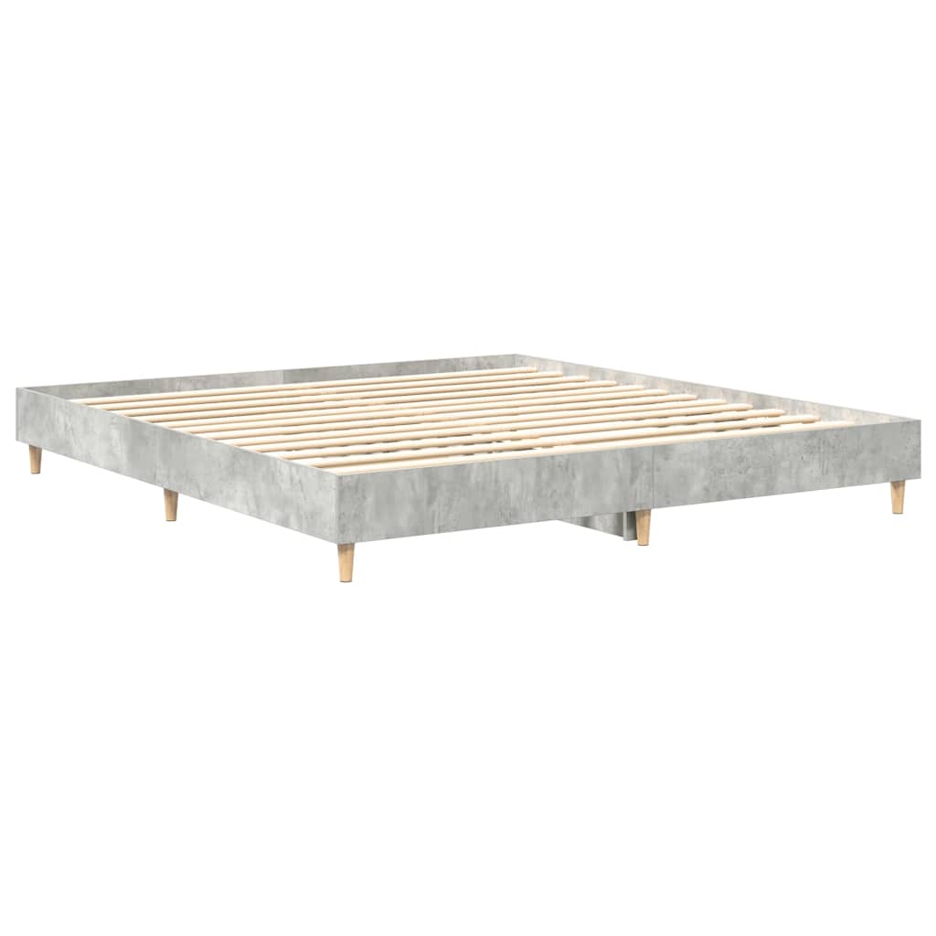 Sängram Utan Madrass 160X200Cm Konstruerat Trä