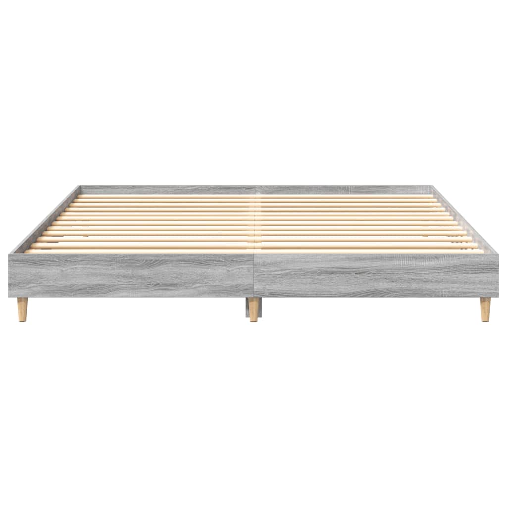 Sängram Utan Madrass 160X200Cm Konstruerat Trä