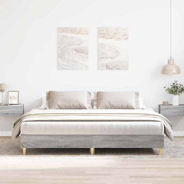 Sängram Utan Madrass 160X200Cm Konstruerat Trä