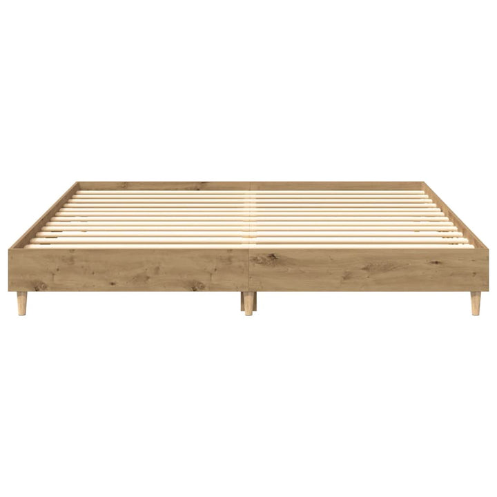 Sängram Utan Madrass Hantverksmässig Ek 160X200Cm