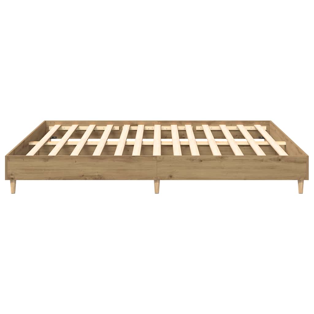 Sängram Utan Madrass Hantverksmässig Ek 160X200Cm