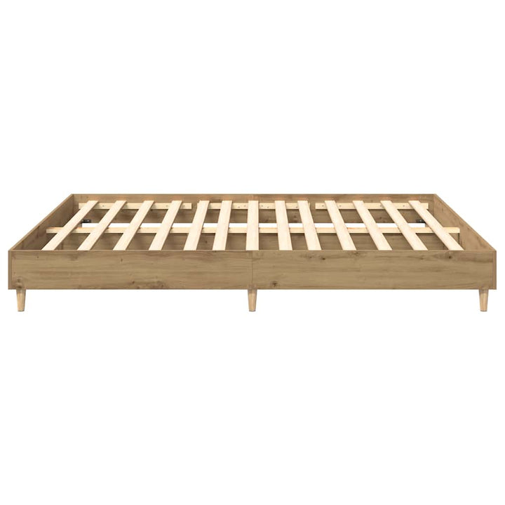 Sängram Utan Madrass Hantverksmässig Ek 160X200Cm