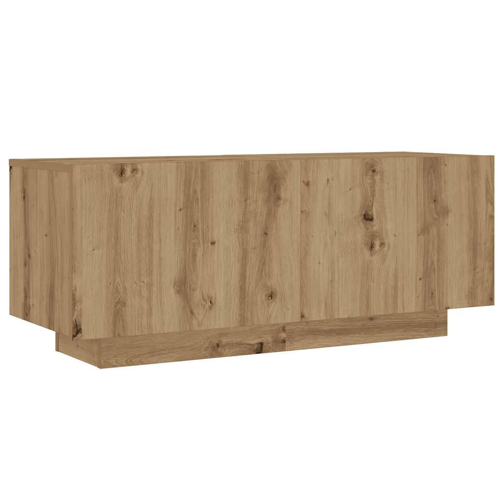 Sängbord Ek 100X35X40 Cm Konstruerat Trä