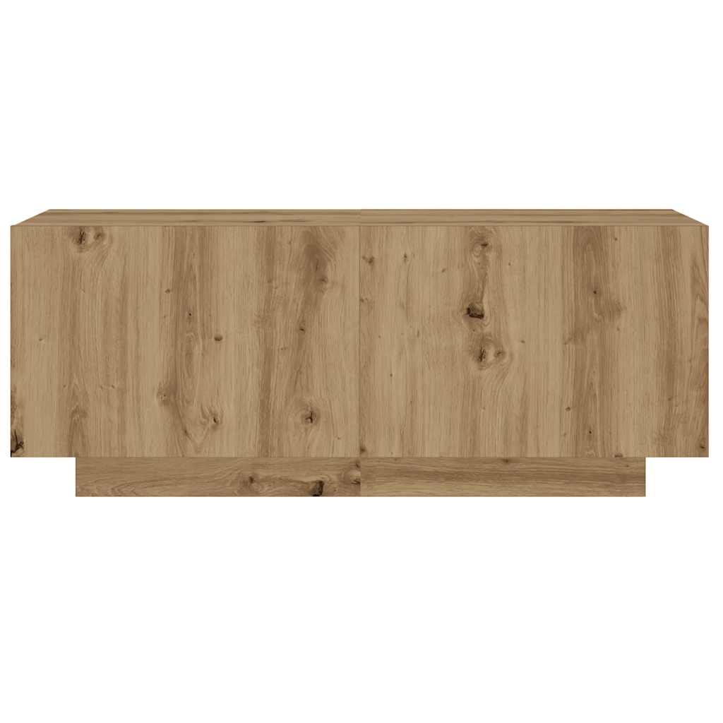 Sängbord Ek 100X35X40 Cm Konstruerat Trä