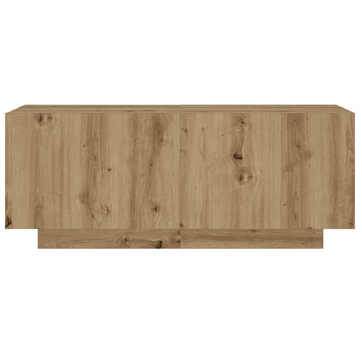 Sängbord Ek 100X35X40 Cm Konstruerat Trä