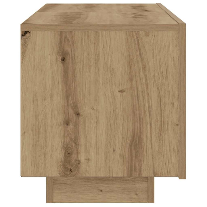 Sängbord Ek 100X35X40 Cm Konstruerat Trä