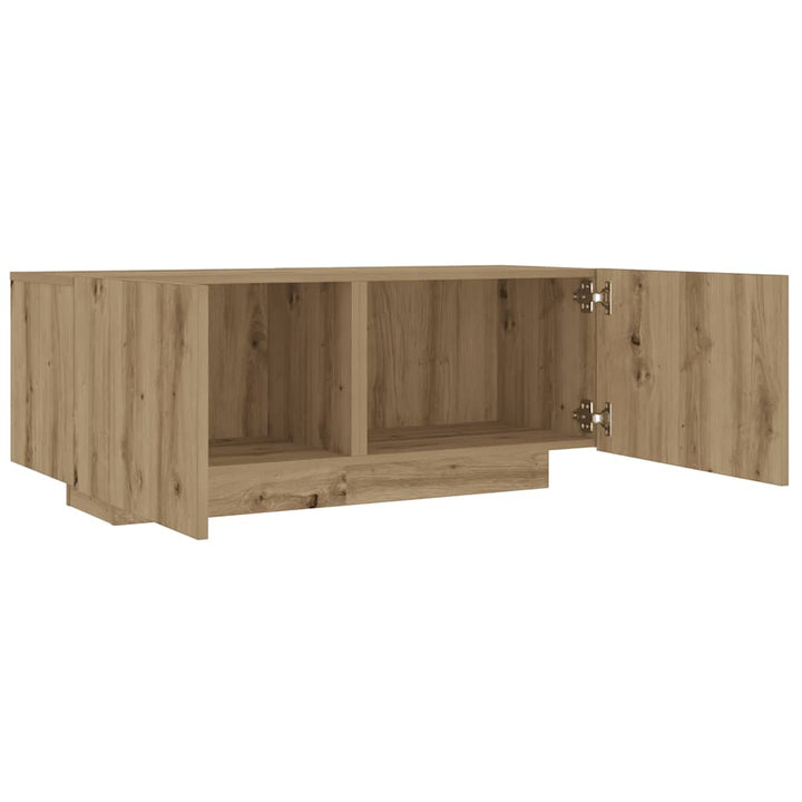 Sängbord Ek 100X35X40 Cm Konstruerat Trä