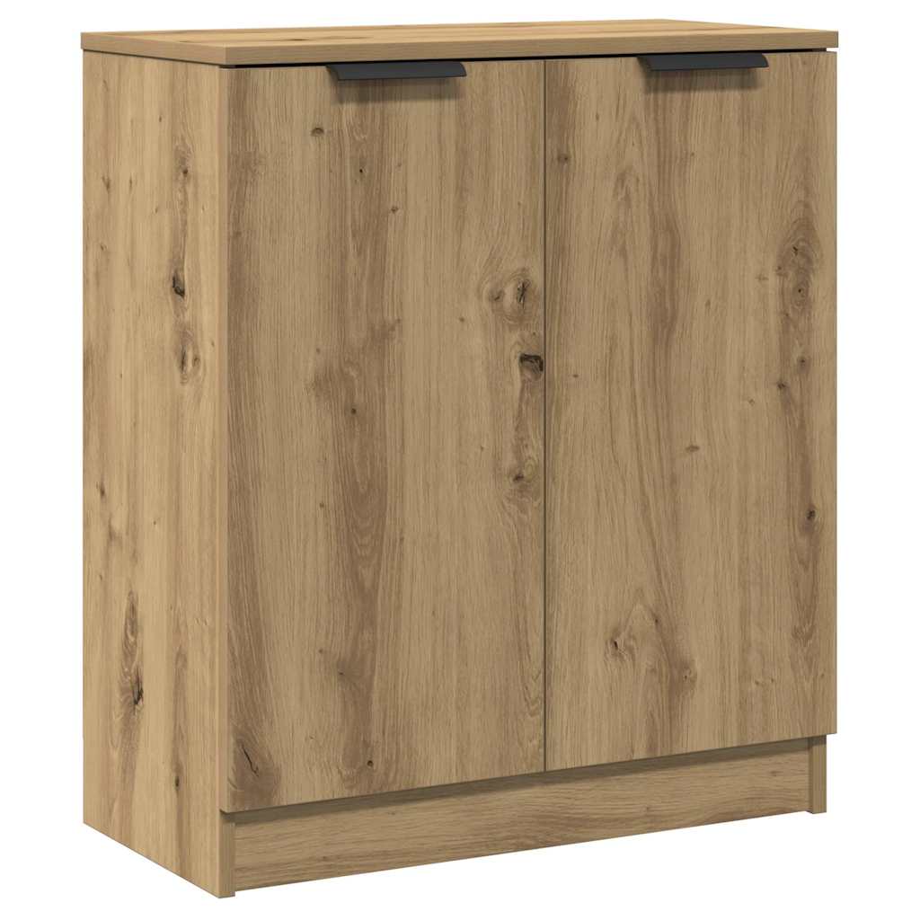 Skänkar 3 Delar Ek 60X30X70 Cm Konstruerat Trä