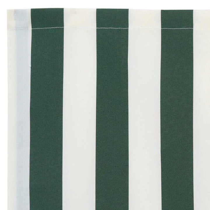 Markisväv Grön Och Vit 6 × 3,5 M Polyester