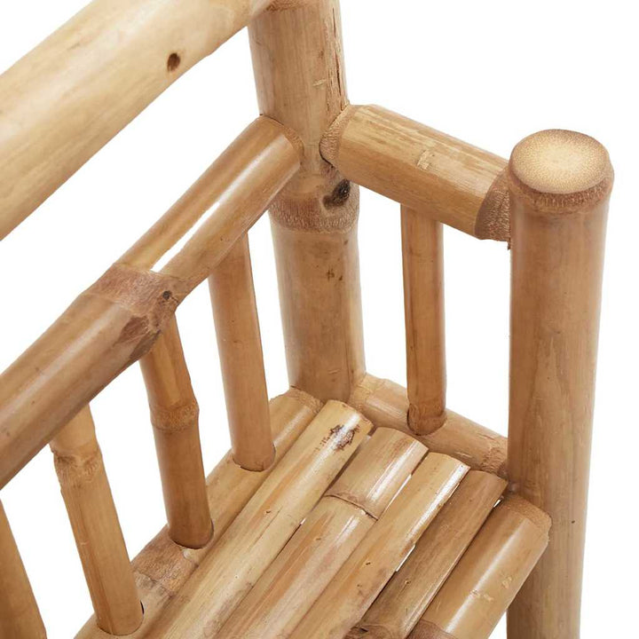 Vägg Hylla Med Hylla Naturfärg 40 X 13 X 44 Cm Bambu