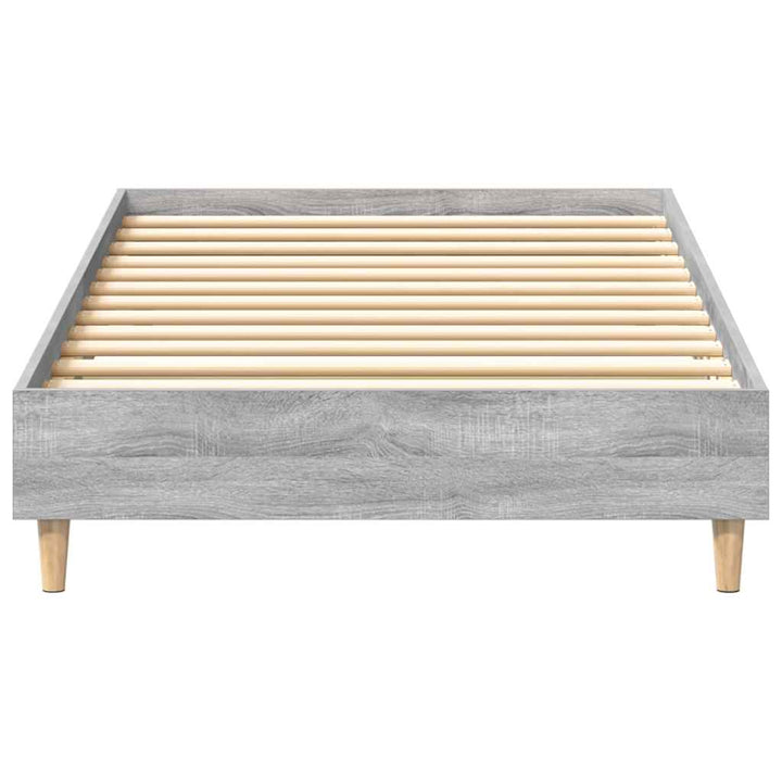 Sängram Grå Sonoma 203 X 93 X 25 Cm Konstruerat Trä