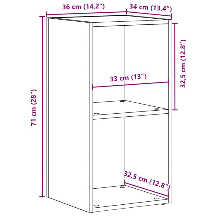 Lp Förvaringslåda 71X34X36 Cm Konstruerat Trä